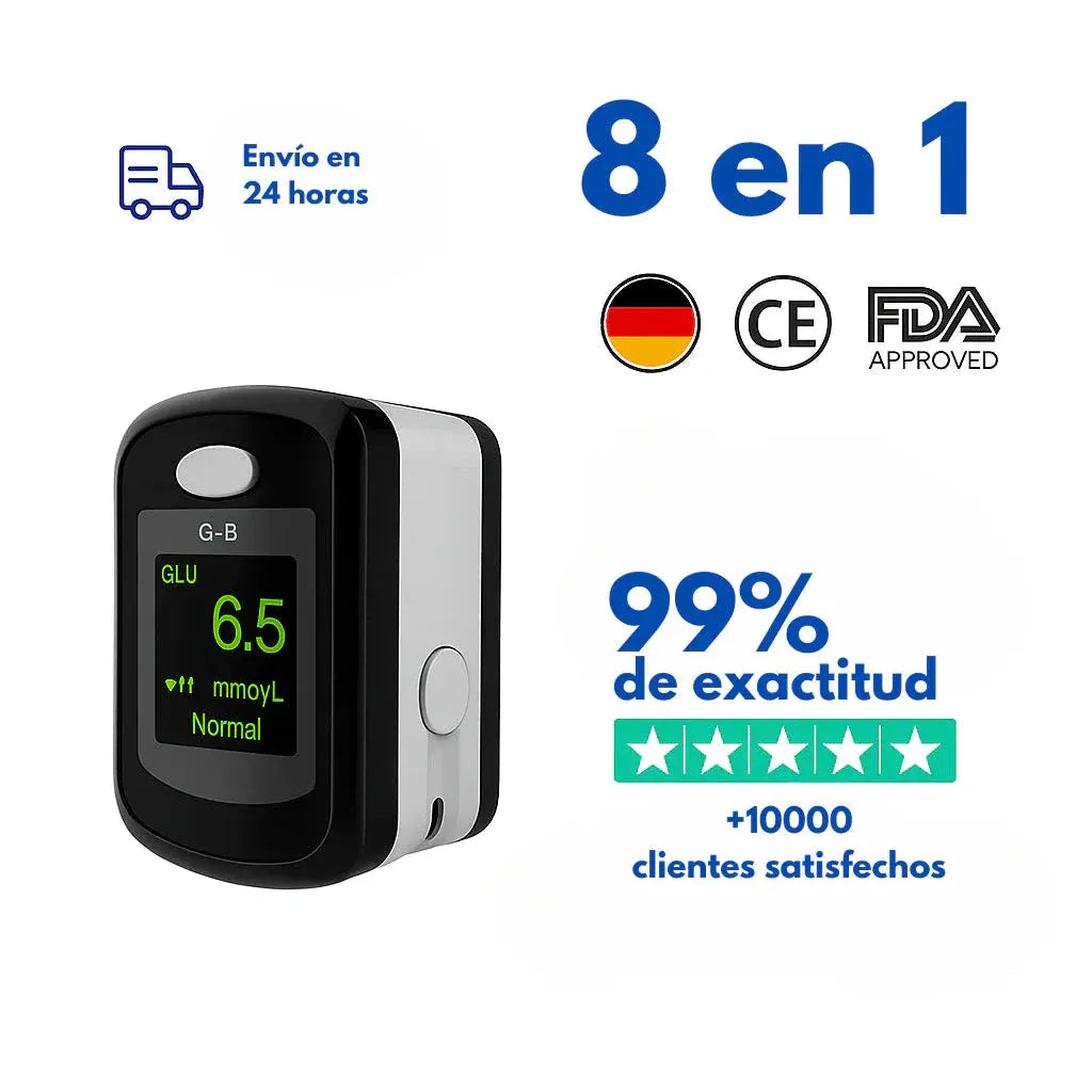 TIWORD Medidor de Glucosa sin Pinchazos – 5 Segundos / 99% de precisión