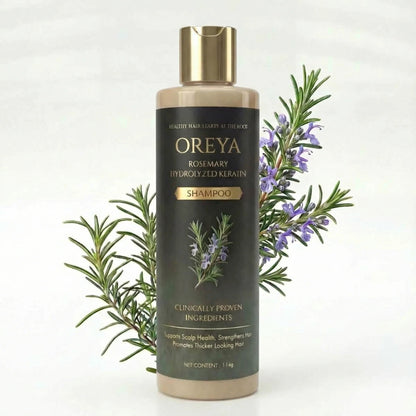 Oreya™ Growth Support Shampoo El secreto para un cabello más largo, fuerte y saludable.